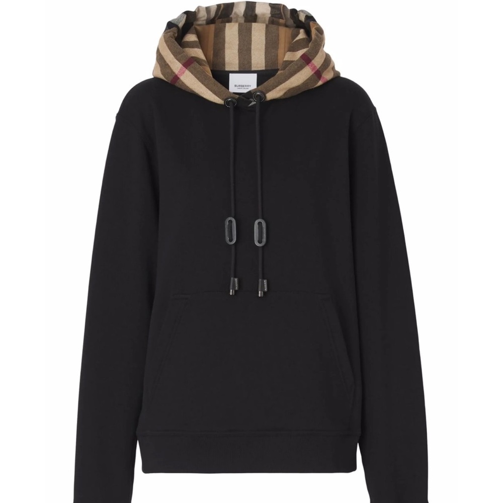 NWT Burberry Birch Brown Check Hoodie